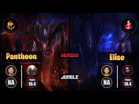 Svenskeren PANTHEON (Jungle) [Conqueror] VS Blaber ELISE - Challenger NA Patch 10.4