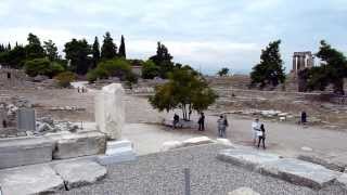 preview picture of video 'Panoramic view: Lecheon Load in archeological place- Temple of Apollo in CORINTH  (October 9, 2013)'