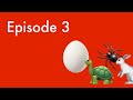 Plory And Yoop S3 E3 Spiders Bouncing Egg The Tortoise And The Hair