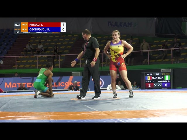 1795 | 148 | Seniors WW 68kg | 1/2 Final | RINGACI Irina (MDA) | OBORUDUDU Blessing (NGR)