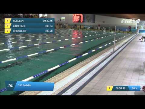 Serie 4 dei 100 Farfalla  Assoluti Maschi Master - Campionati Regionali Master 2015 VENETO e FRIULI