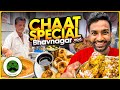 Bhavnagar Chaat Special Evening Street Food In Gujarat Veggie Paaji Bhavnagar EP 6