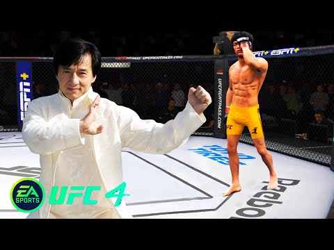 UFC4 Bruce lee vs Jackie Chan EA Sports UFC 4 PS5 Super Fight