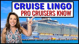 CRUISE LINGO Every First Time Cruiser NEEDS to Know!