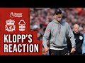KLOPP'S REACTION: Liverpool 3-2 Nottingham Forest | Set-piece goals, consecutive wins, Diogo Jota