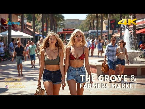 This Place Doesn’t Feel Like Los Angeles  🇺🇸 The Grove & Farmers Market