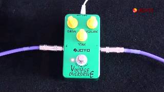 Video thumbnail for Joyo JF-01 Vintage Overdrive Guitar Pedal by KDM Pedals (KDM Effects Pedals)