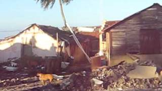 preview picture of video 'NAGUA MALECÓN DE NAGUA DESTRUCCIÓN DE CASAS 2'