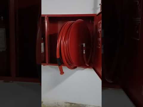 Mild steel single hose cabinet, for fire safety