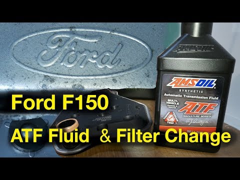 Ford F150 Automatic Transmission Fluid Change - AMSOIL Synthetic ATF WIx Filter
