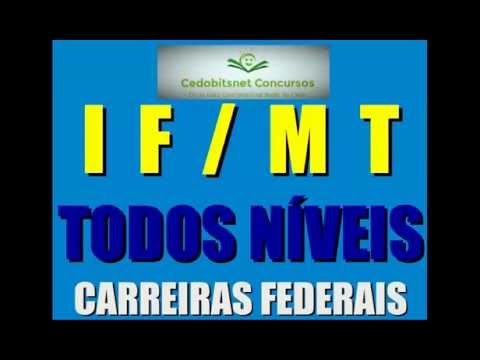 IFMT CONCURSO PÚBLICO PROVAS QUESTÕES SIMULADO CURSO APOSTILA INSTITUTO FEDERAL MATO GROSSO