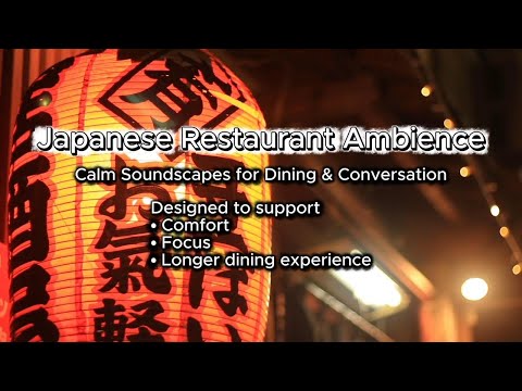 Japanese Restaurant Ambience | Calm Dining Music for Sushi & Modern Japanese Spaces