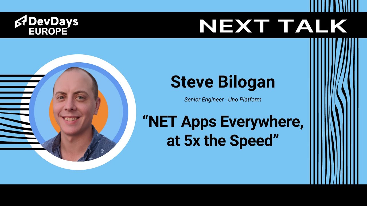 Steve Bilogan: NET Apps Everywhere, at 5x the Speed