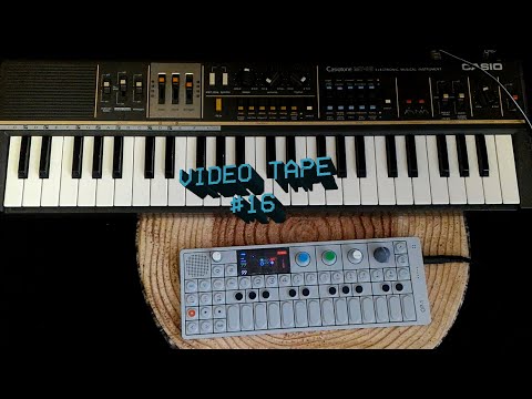 Ableton push 2, Teenage Engineering OP1 & korg volca experiments - video tape #16