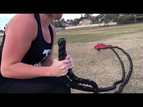 Functional Training: Battle Rope Exercises