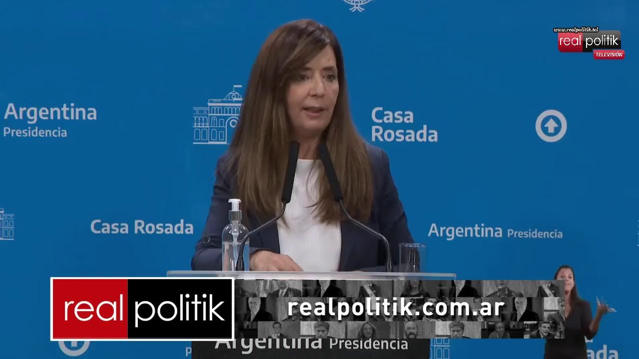 Gabriela Cerruti habló en conferencia de prensa
