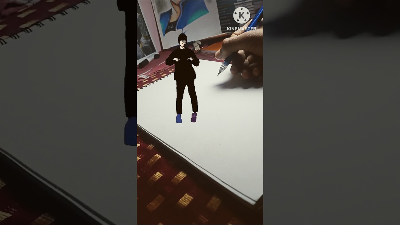 Naruto/sasuke/Kakashidancing on my notebook 📓📒#aeristrife #music #anime #art #gojosatorufanart