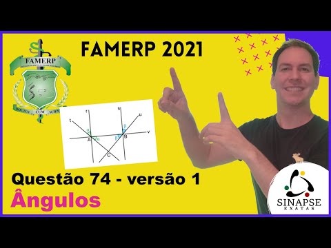 FAMERP 2021 - Questão 74 | Ângulos
