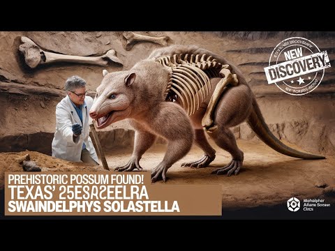 Texas' Giant Prehistoric Possum: The Swaindelphys solastella Discovery!##PrehistoricPossum#texas