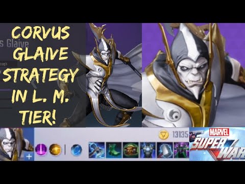 CORVUS GLAIVE STRATEGY IN LEGENDARY MASTER! Ft. Azio_ MARVEL Super War!!