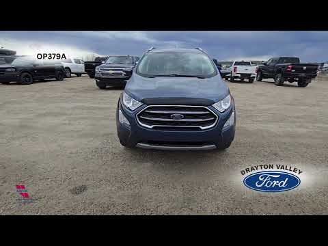2022 Ford EcoSport Titanium 4WD in Blue for sale at Drayton Valley Ford in Drayton Valley, AB