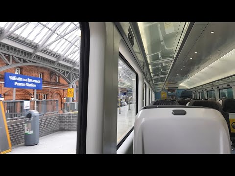 On Board an IE 22000 Class Intercity Train - Pearse Station to Grand Canal Dock, Dublin