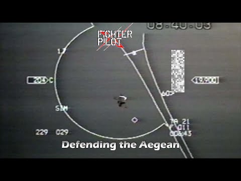 Hellenic Airforce F-16 Viper - Dogfighting the Turkish near Ikaria (Real Interception)