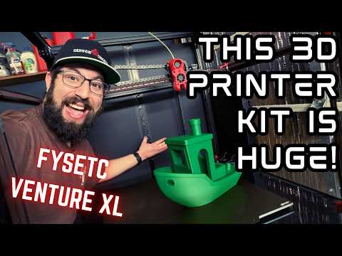 Venture XL First Impressions -Thoughts on this MASSIVE 3D Printer Kit Build