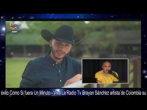 Brayan Sànchez de promo en Medellín su éxito Como Si Fuera Un Minuto