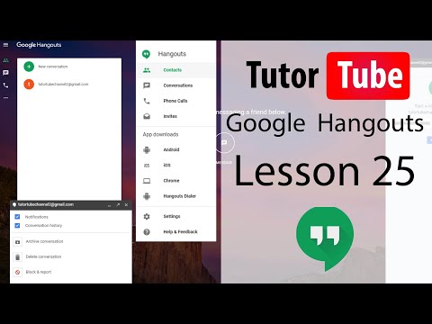 Google Hangouts Tutorial Lesson 25 Starting a Video Call