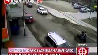 preview picture of video 'Chimbote: Sicarios acribillan a implicado en muerte de Fiscal en Casma'
