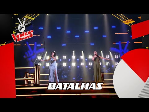 Dida Larruscain e Luiza Dutra cantam 'Serrado' nas Batalhas – The Voice Brasil | 10ª Temporada