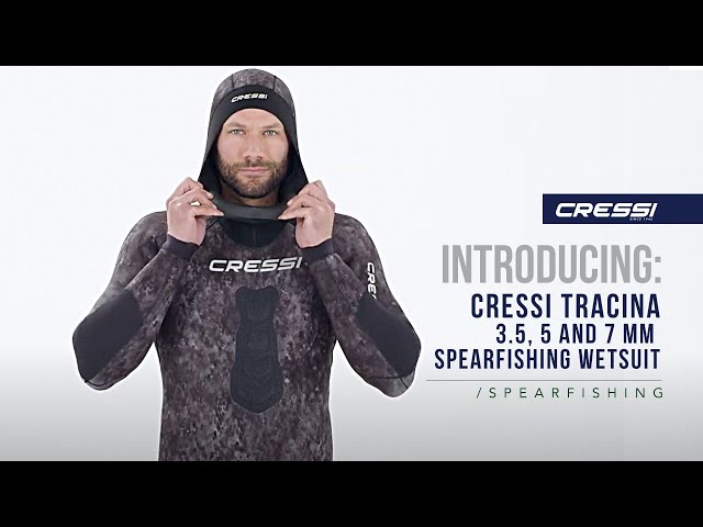 Video Teaser für Introducing : Cressi Tracina [3.5, 5 and 7 mm Spearfishing Wetsuit]