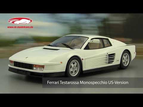KK-Scale 1:18 Ferrari Testarossa Monospecchio 米国版 建設年 KK-Scale 1:18 Ferrari Testarossa Monospecchio 米国版 建設年