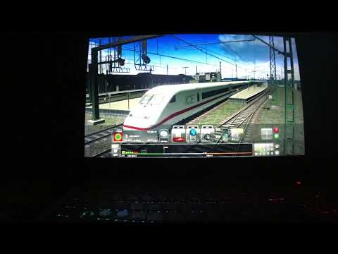 MongoTV_10459 - Del 12 - Køre TRAIN SIMULATOR JULEDAG NAT Med ICE Tog i TYSKLAND