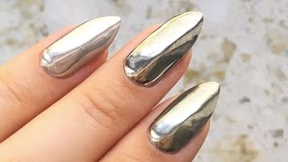 Mirror nails - lustrzane paznokcie z chrome effect! ♡ Red Lipstick Monster ♡