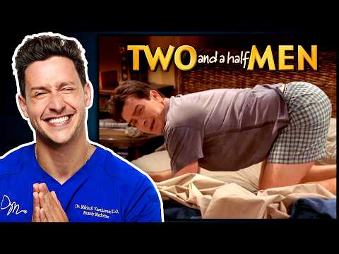 Doctor Reacts To Two And A Half Men Medical Scenes