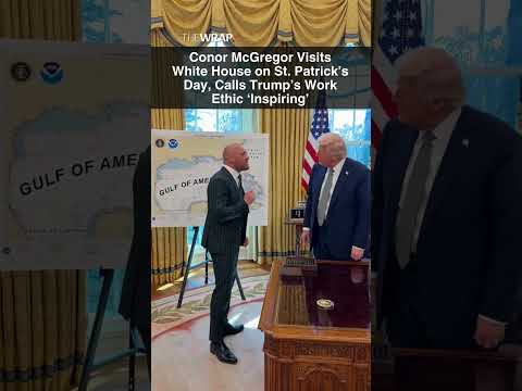 #ConorMcGregor Visits White House on St. Patrick's Day, Calls #Trump's Work Ethic 'Inspiring'