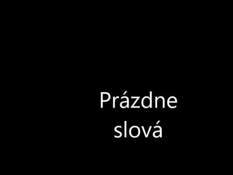 Sima - Prázdne slová text (verzia pre spev)