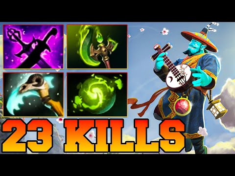 23 Kills Storm Spirit Dota 2 Pro Gameplay Guide Item Build Highlights Skills Mid Patch - 7.35