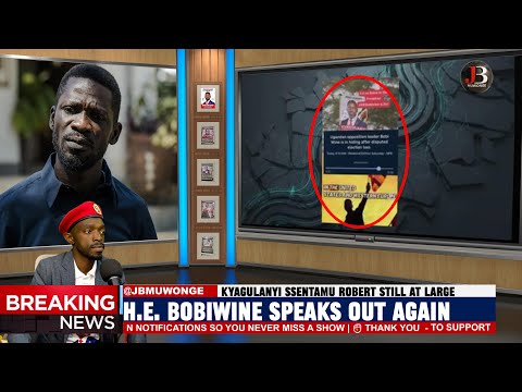Breaking News: H.E. Bobiwine Speaks out - Asked about escaping from Uganda.