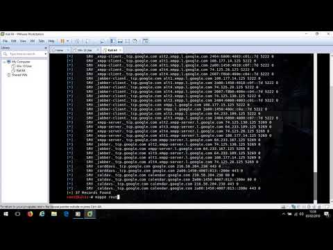 DNS reconnaissance and route mapping Kali Linux