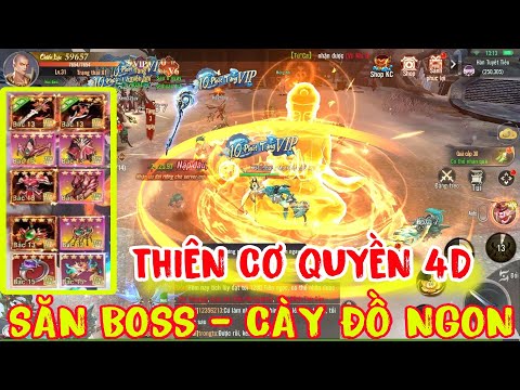 Game Mobile Thiên Cơ Quyền 4D - Đồ Họa Đẹp, Online Nhận VIP, Săn Boss rơi trang bị