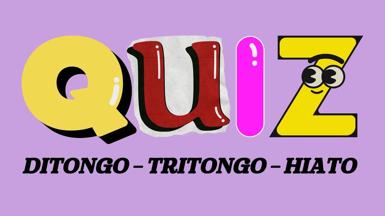 Pratique com o Quiz: Ditongo, tritongo e hiato