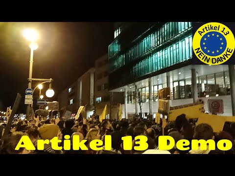 Kurzfristige Artikel 13 Demo in Berlin an der CDU Zentrale 5.3.19