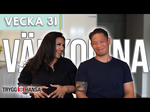 GRAVID MED TÄTA KONTROLLER!  - Angelina & Erik vecka 31