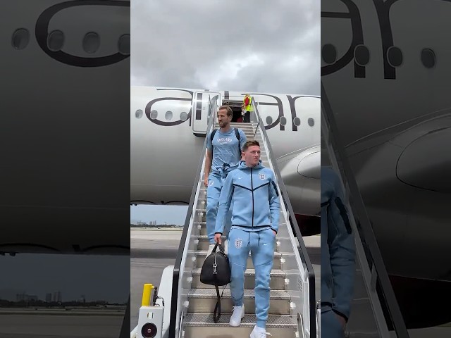 Three Lions touch down in USA 🛬🇺🇸