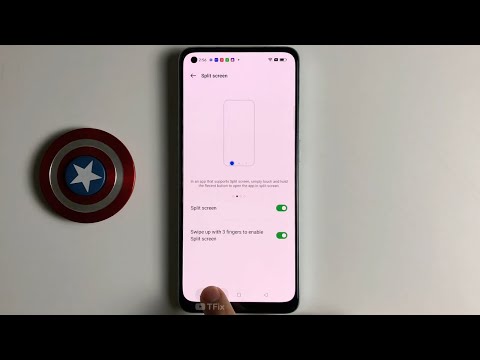 Simply touch and hold the Recent button to open the app in split screen OPPO Reno7 Z 5G Android 11