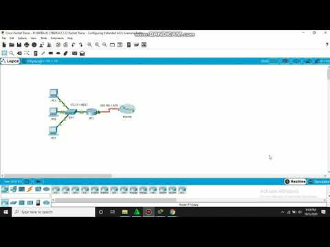 4.2.2.12 Packet Tracer - Configuring Extended ACLs - Scenario 3