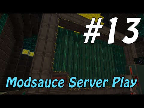 Hermitcraft Modsauce #13 - Setting up quintuple ore processing (OMG SO MANY PIPES)